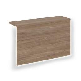 Накладка с подсветкой прямая высокая на 2 модуля О.R-NP.V-78.2.S